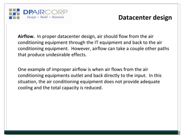 Datacenter Design - DP Air | PPT