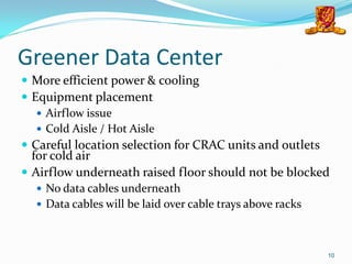 Data center 2.0: Data center built for private cloud by Mr. Cheng Che Hoo of CUHK