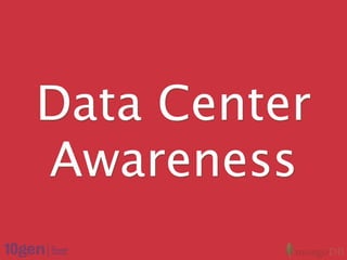 Data Center
Awareness
 