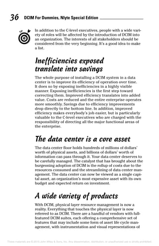 Data center infrastructure management (dcim) for dummies | PDF