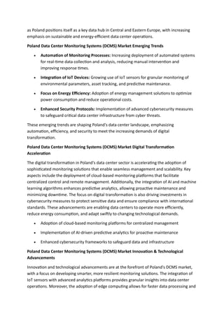 Global Data Center Monitoring Systems Market Trends and Innovations | PDF