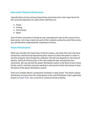 Data center power infrastructure | PDF