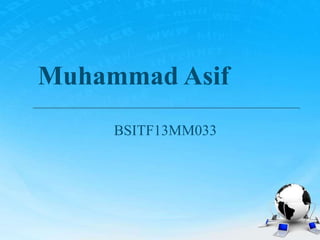 Muhammad Asif
BSITF13MM033
 