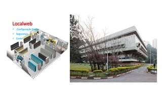 Localweb
 .Configuração Física:
 Segurança:
 Custo:
 