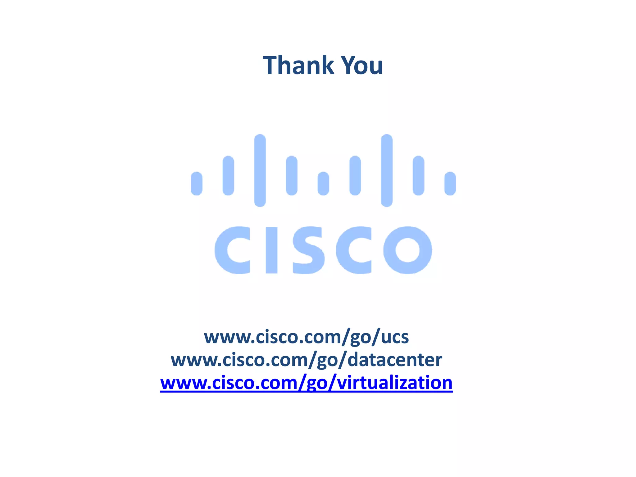 Cisco is leading Data Center innovation
