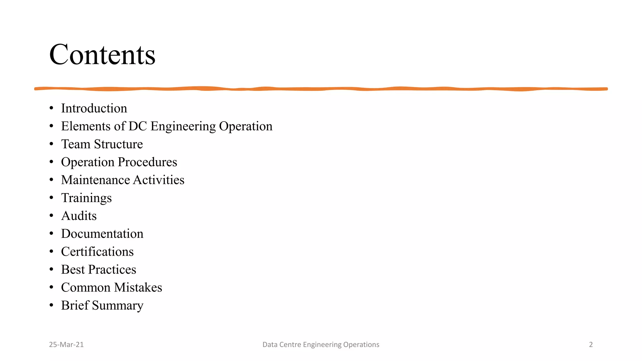 Data center engineering operations | PPTX | Cloud Computing | Internet