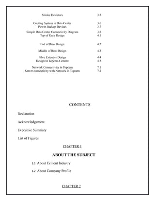 Project Report On Data Center Management | DOC