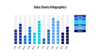 Data Charts Infographics
Saturn
Jupiter
Mars
Earth
Venus
Mercury
 