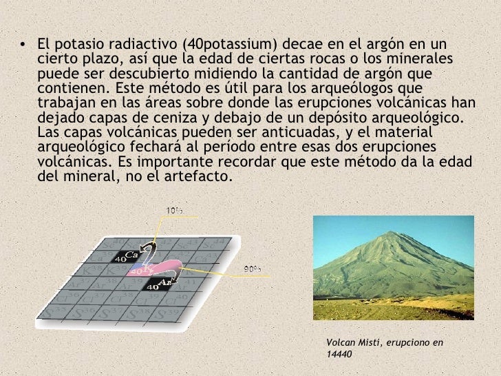 Datacion Por Potasio 40 Datacion Por Potasio 40