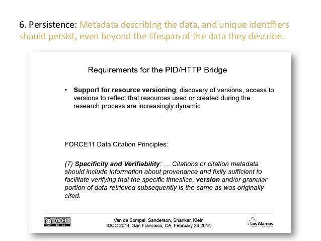 Data CItation Principles in Practice