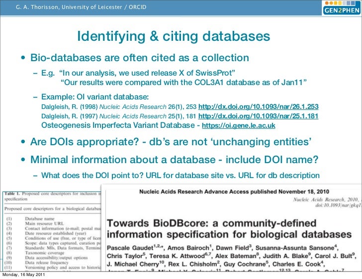 Data Citation Principles Harvard May 2011 ORCID and data
