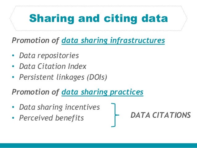 Evaluating the possibilities of DataCite for developing Evaluating the possibilities of DataCite for developing
