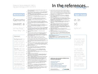 In the references…
 