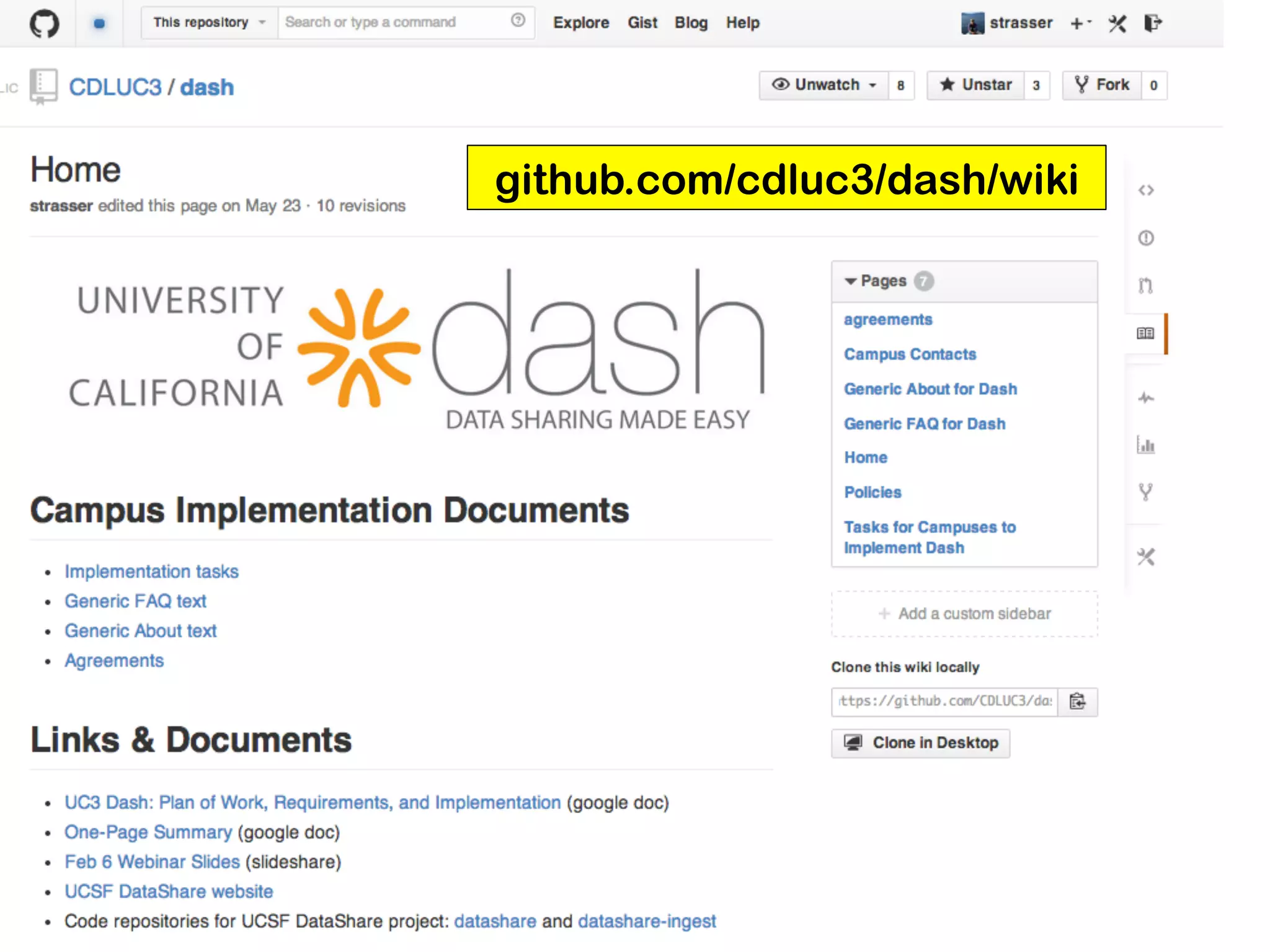 github.com/cdluc3/dash/wiki
 
