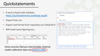 Metadata reuse on Wikidata