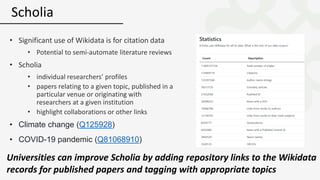 Metadata reuse on Wikidata