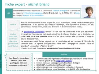 Fiche expert - Michel Briand
Actuellement directeur adjoint de la Formation à Telecom Bretagne et co animateur
du magazine...