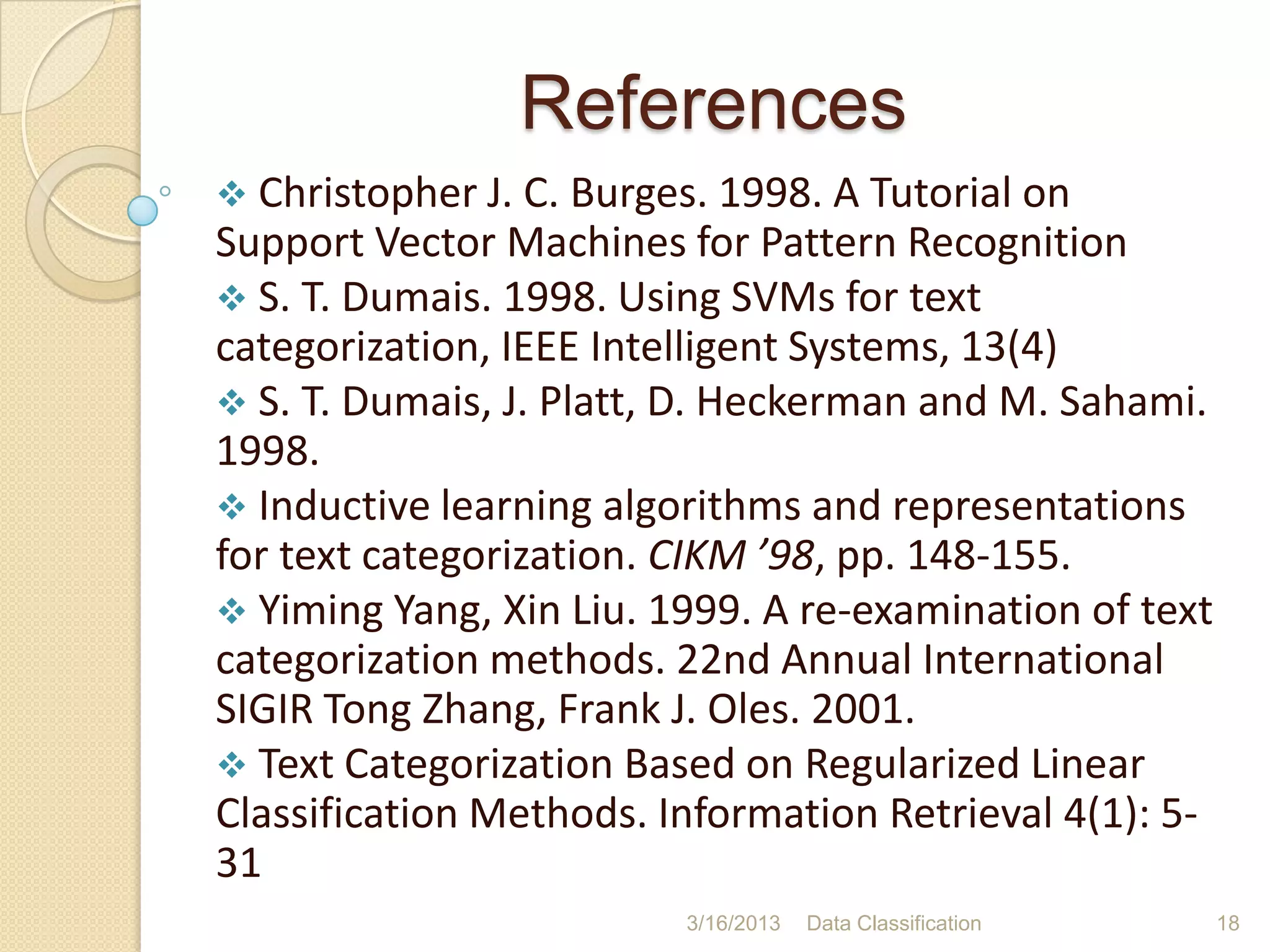 Data classification | PPTX