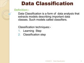 Data classification | PPTX