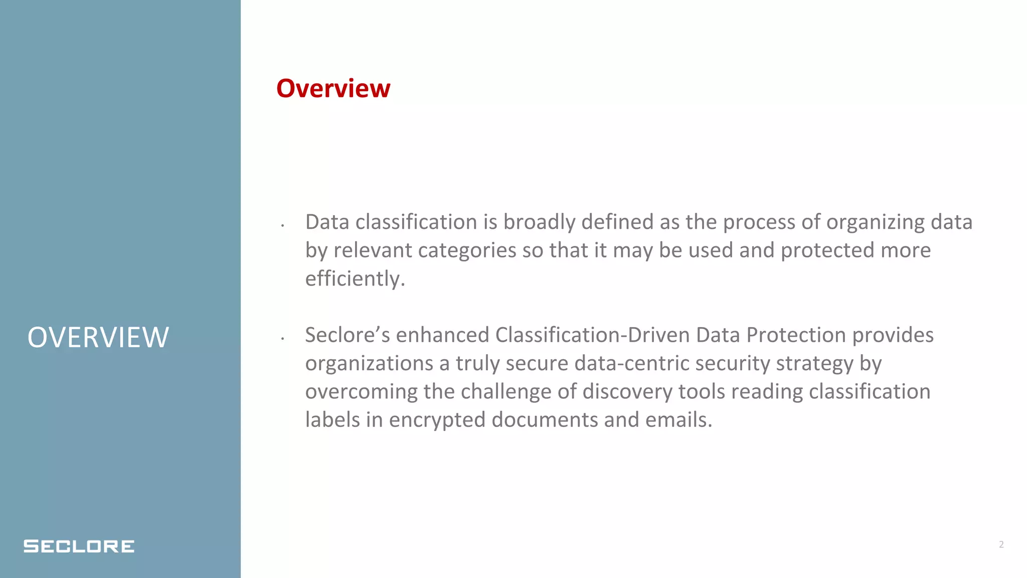 Data Classification Protection | Seclore | PPTX | Databases | Computer ...