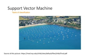 Support Vector Machine
Tasks of classification
Source of this picture: https://med.nyu.edu/chibi/sites/default/files/chibi/Final.pdf
 