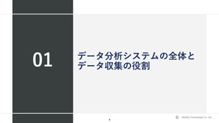 Mobility Technologies Co., Ltd.
データ分析システムの全体と
データ収集の役割01
4
 