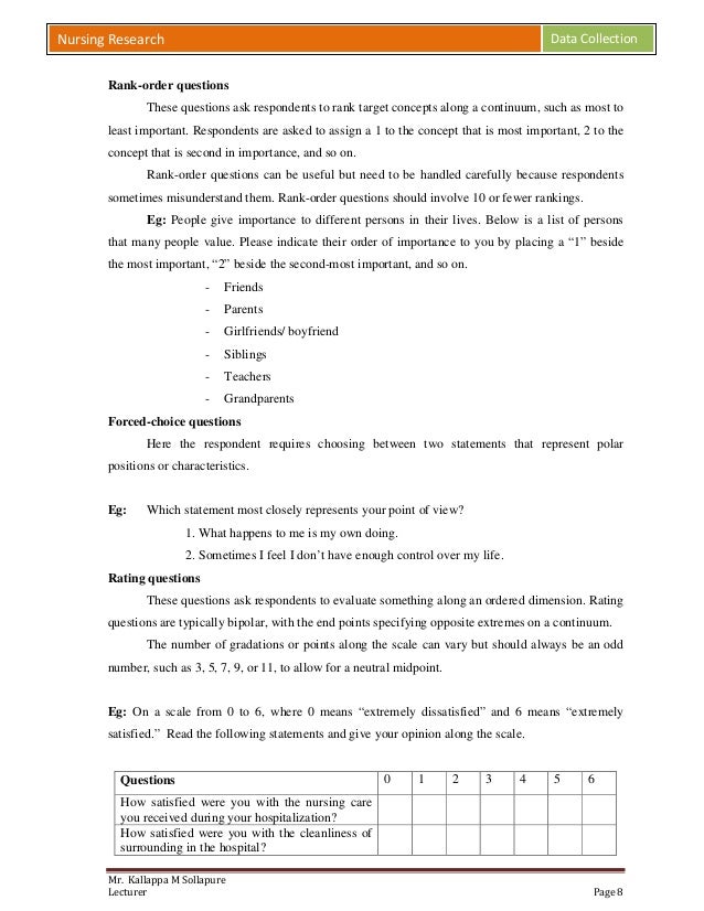 Nursing Research Data collection part 1
