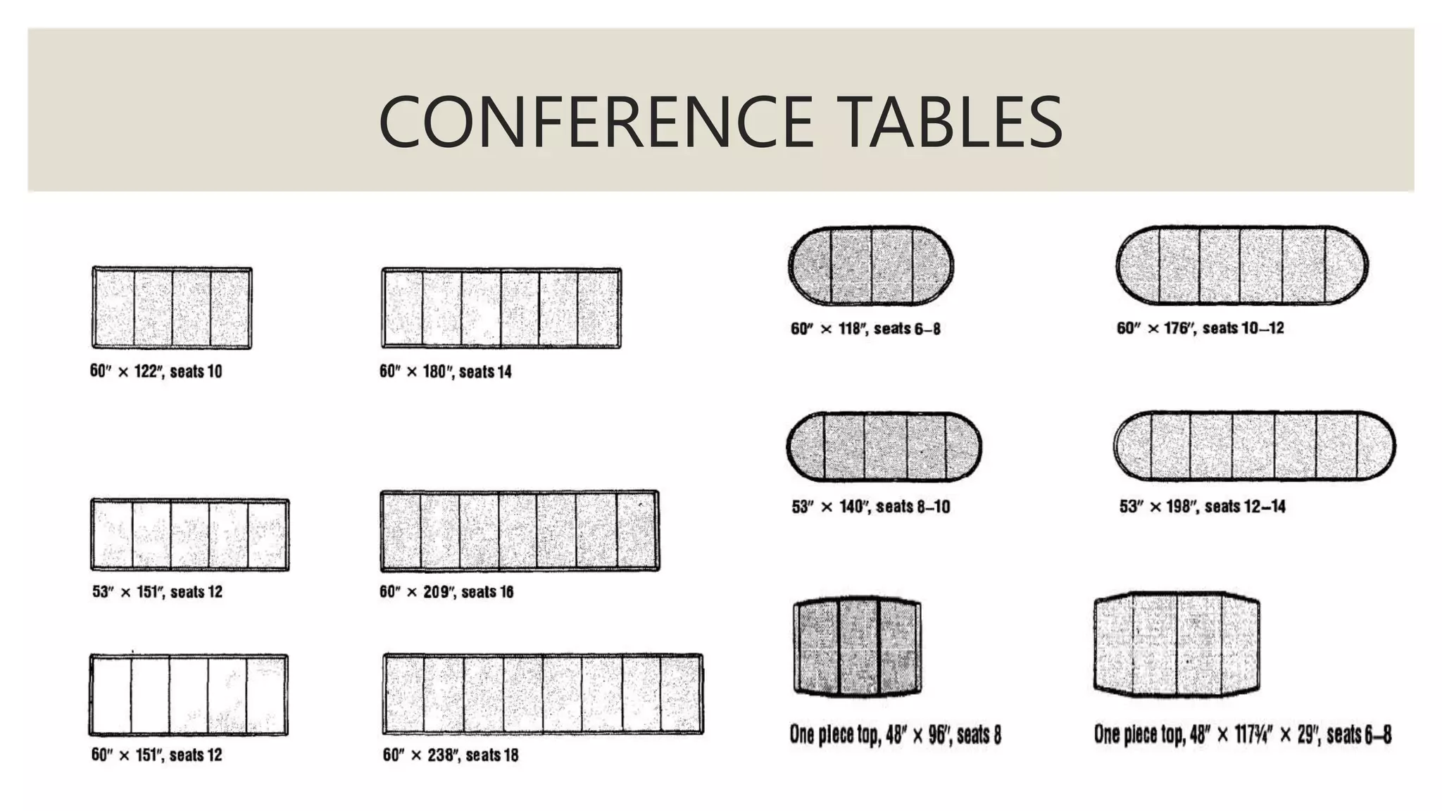 CONFERENCE TABLES