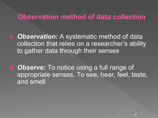 Data Collection in Research Methodology in BA | PDF