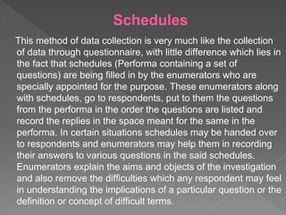 Data Collection in Research Methodology in BA | PDF