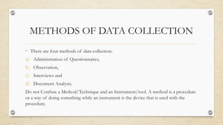 Comprehensive Guide to Data Collection Methods and Instruments in ...