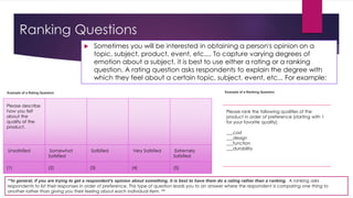 Data collection designing a survey | PPTX
