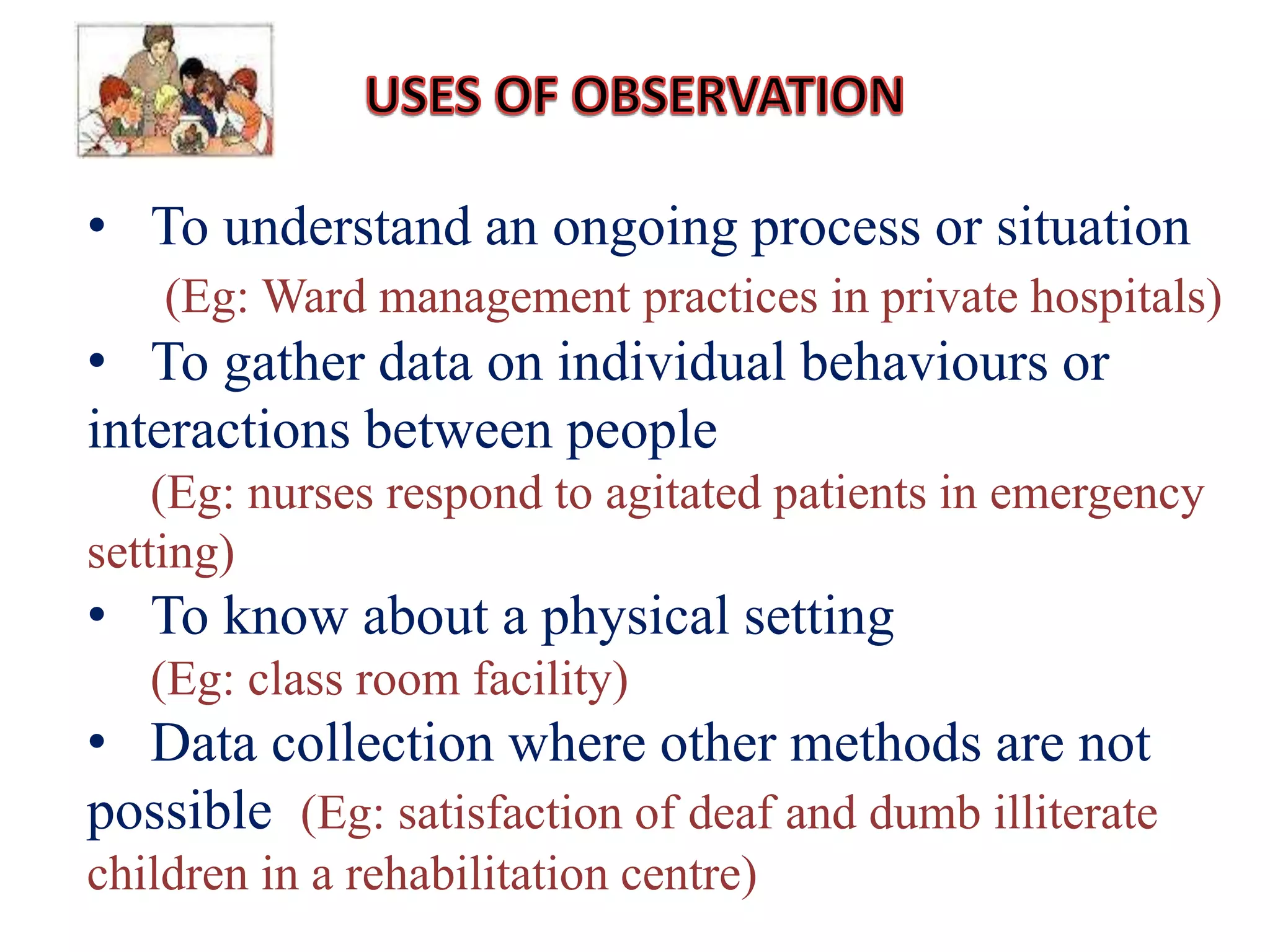 Data collection Nursing research PPT