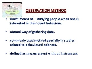 Data collection - Nursing research | PPTX