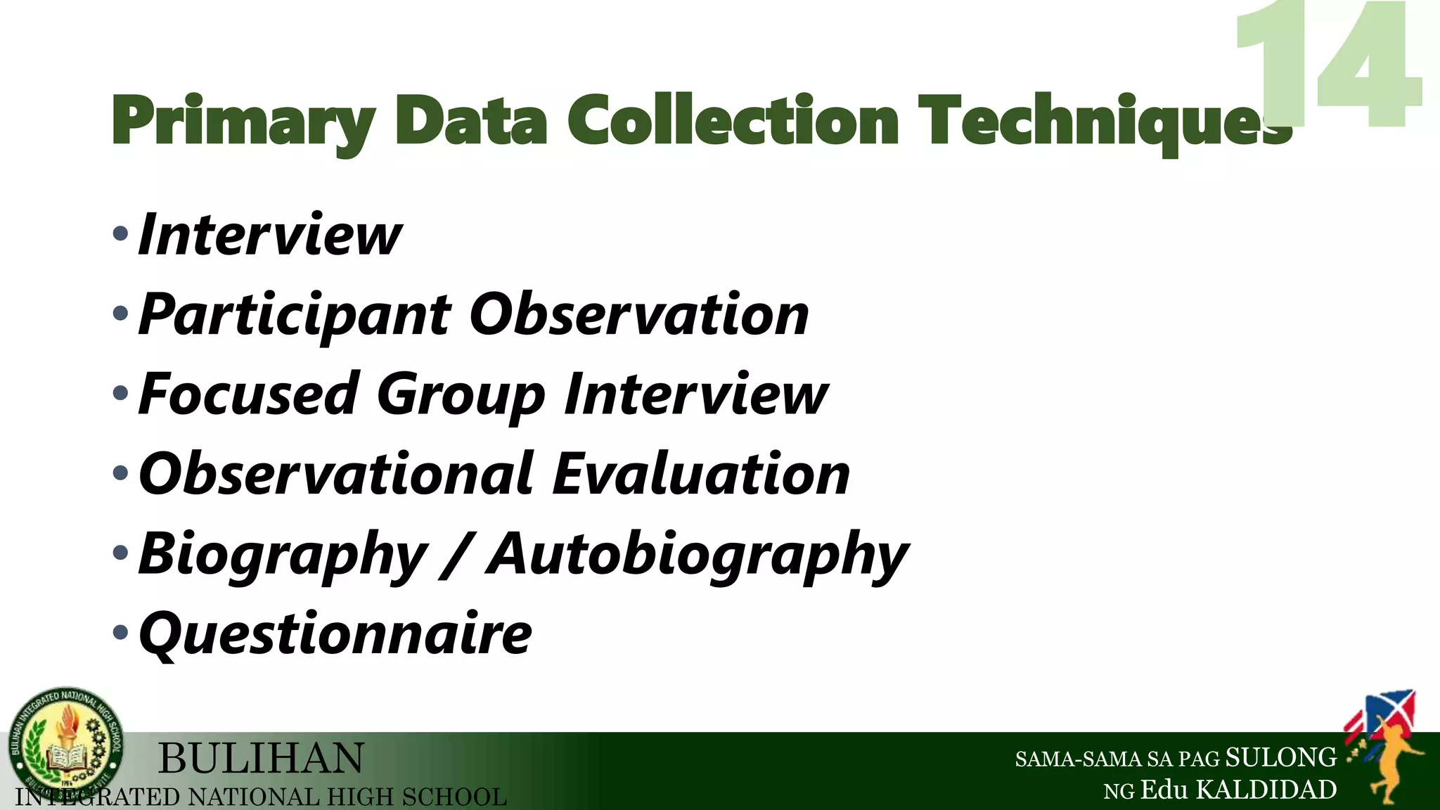 DATA COLLECTION AND ANALYSIS PROCEDURE.pptx
