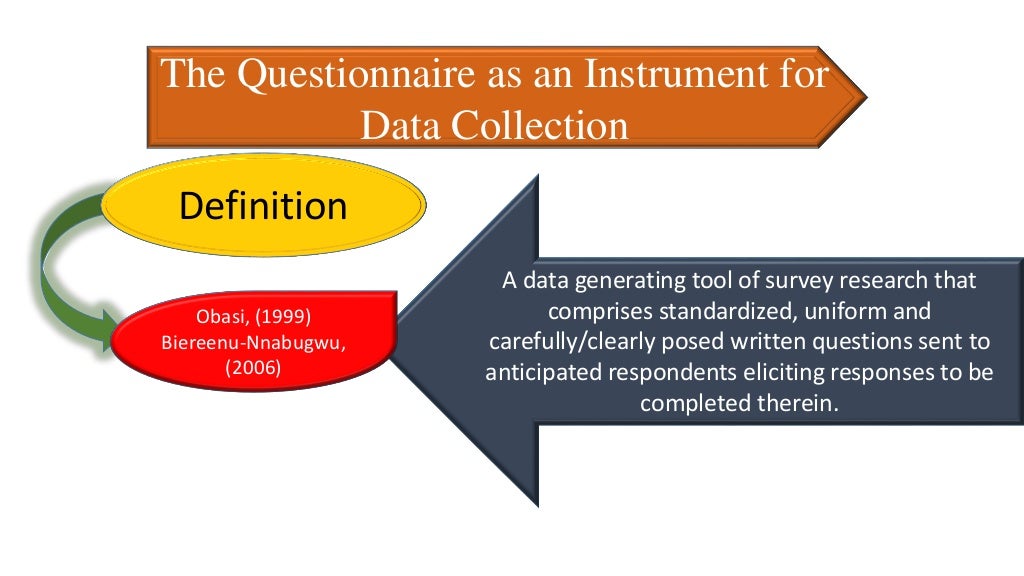 Data collection and instrumentation