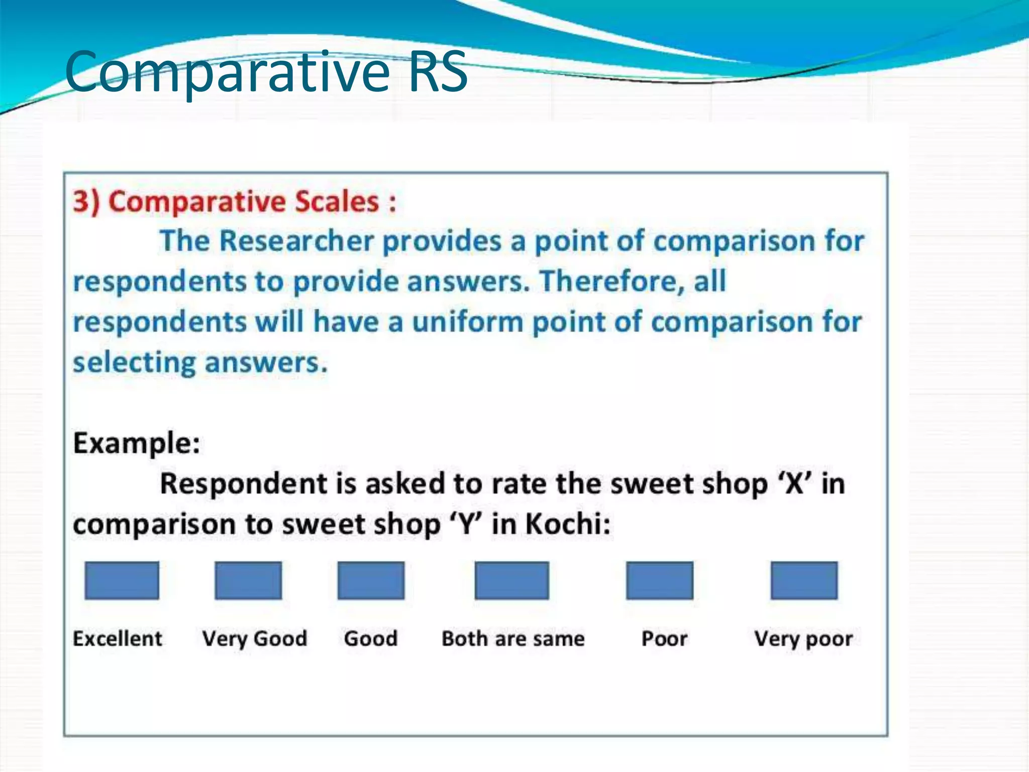 Comparative RS
 