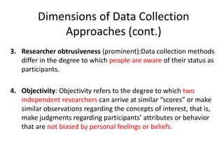 Data Collection in Quantitative Research
