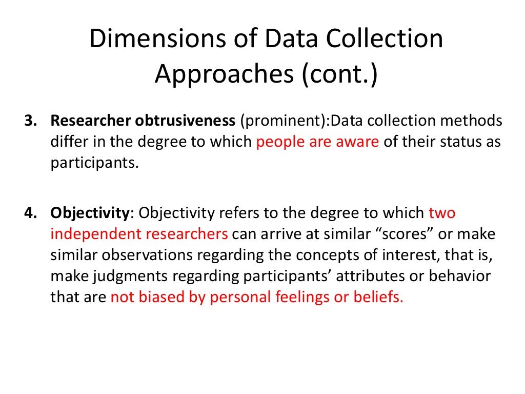 Data Collection in Quantitative Research