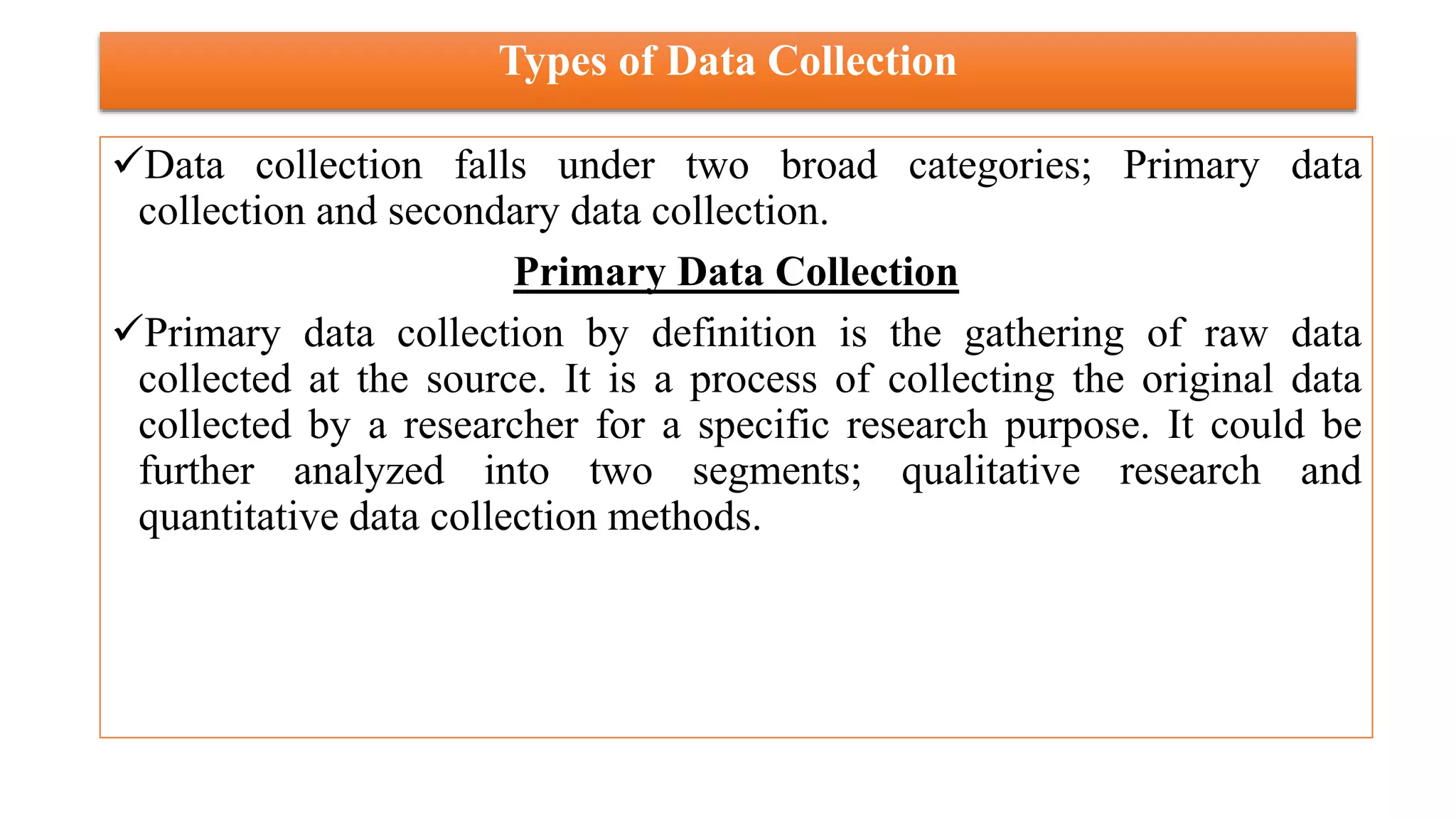Data collection method | PPT