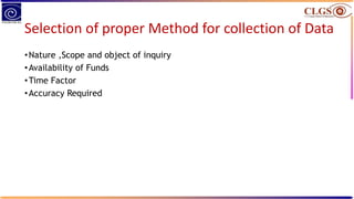 Data Collection Method ppt | PPTX