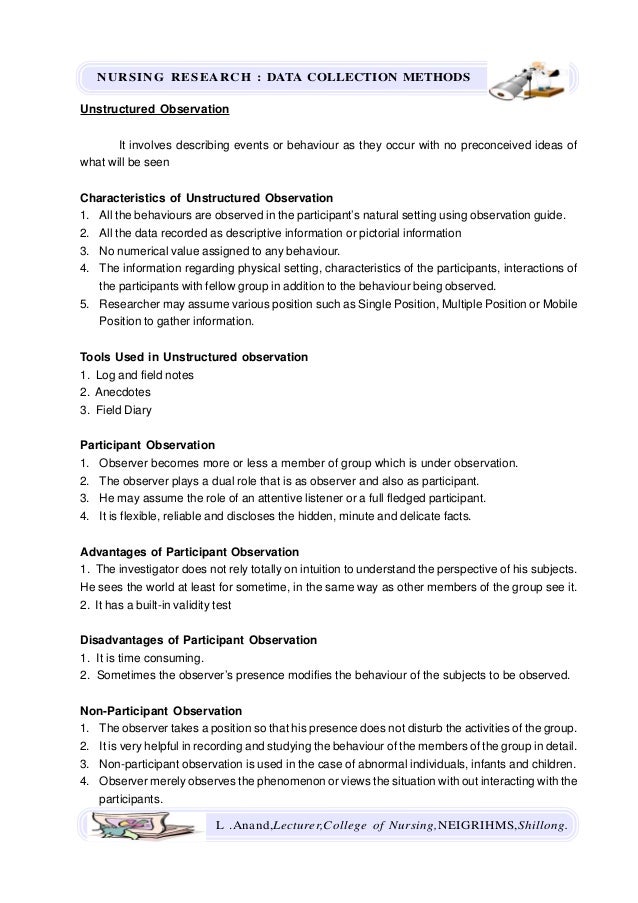 a look at structured and unstructured observation The two main strategies that researchers can usually use to record their observations of events are the structured and unstructured observation structured observational research usually look to use low-inference are usually taken to mean unstructured or structured observation. a look at structured and unstructured observation The two main strategies that researchers can usually use to record their observations of events are the structured and unstructured observation structured observational research usually look to use low-inference are usually taken to mean unstructured or structured observation.