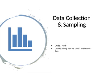 Data Collection And Sampling Table Math Comprehensive Guide to Data Collection and Sampling Methods for Grade 7 ...