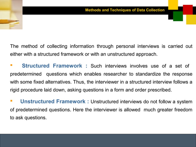 Data collection techniques | PPT