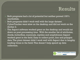 Data Collection Using the Juniper Systems Archer 2 | PPTX
