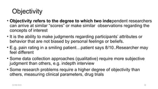 Objectivity In Research Data collection and research instrument_V1.pptx