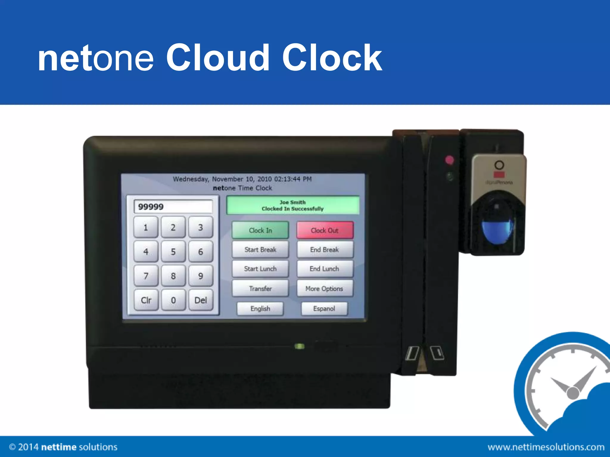 netone Cloud Clock 
 