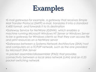 Networking and Internetworking Devices | PPT
