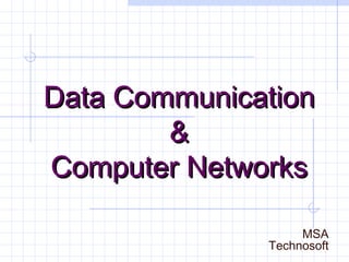 Data communication and computer networks | Network Topologies | PPT