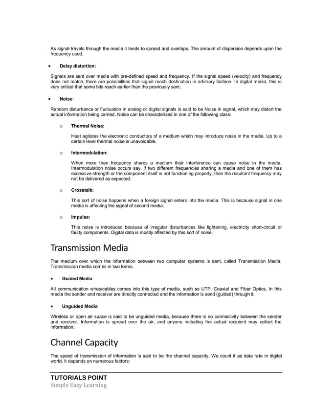 Data communication computer_network_tutorial | PDF